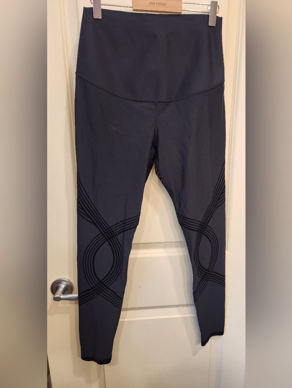 Fanka Black High-Waist Compression Performance Leggings